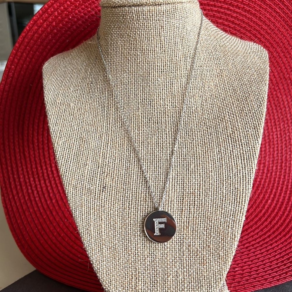 Brand new APM MONACO Personalized necklace with Letter F pendant